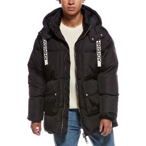 Khrisjoy Mens Matte Parka, Black